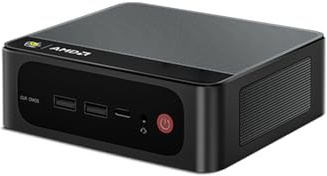 Beelink SER5 Max Mini PC, AMD Ryzen R7 7735HS (8C/16T, jusqu'à 4,75GHz), Mini Ordinateur de Bureau 24Go LPDDR5 RAM 500Go SSD PCIe, Triple écran 4K, HDMI/DP/Type-C/WiFi6/BT5.4/2.5G LAN
