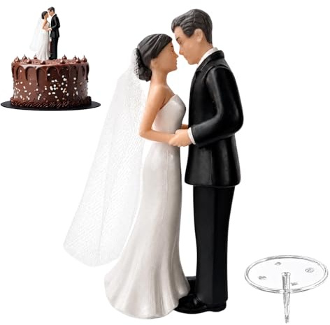 Wedding Cake Topper, Romantic Elegant Bride and Groom Cake Topper, Cake Topper Wedding, for Engagement Parties, Wedding Cake Toppers Bride, Bridal Showers, Anniversaries, Table Decorations