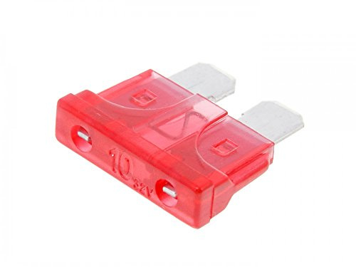 Sécurité Lin Teck Fusible 19,2 mm 10 A Rouge