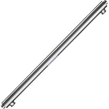 WiseWater AB 96,5 cm Seitenarm-Wärmetauscher, einwandiger Lamellenwärmetauscher, rippenverstärkter Edelstahl 304, 2,5 cm FNPT-Warmwasserbereiter und 1,9 cm FNPT Kaltwasser, 23.000 Btu/h