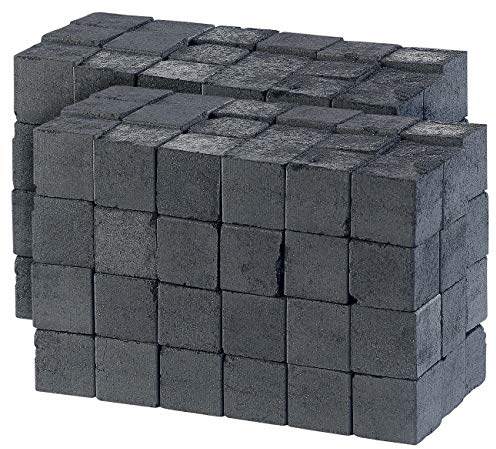 Duvence Kohle: Premium-Kokosnuss-Naturkohle für Feuer- und BBQ-Grill, 2 kg (Grillkohle, Holzkohle)