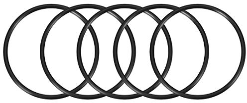 sourcing map 5 Stück Metrische Nitrilkautschuk O-Ringe Dichtung 90mm AD 82mm ID 4mm Breite
