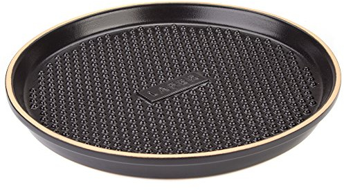 Römertopf 9036 06 BBQ Plancha rund Grillnoppen Black Edition Ø 31,5 cm