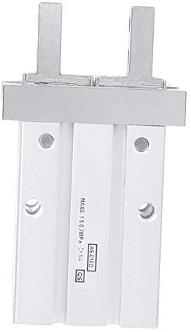 MHZ2 Doppeltwirkender Luftgreifer, Pneumatischer Zylinder Zylinder Hochdichter Stahl Pneumatischer Fingerzylinder Übernahmekaliber M3 × 0,5(MHZ2‑16D)