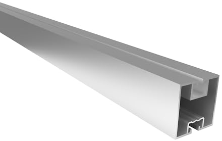 doitBau -80 Stück Montageschiene 1x0,4x0,4 m silber für Solarmodule | PV Modul Halterung | Effektive Balkonkraftwerk Halterung | Langlebige Schienen für Solarmodule | Aluprofil für Photovoltaik