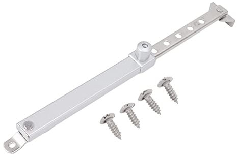 Casement Window Stay, Stainless Steel Security Window Latches Adjustable Telescoping Wind Brace, Window Security Bars, Window Locks Bars Inside for Prevent Burglary, Window