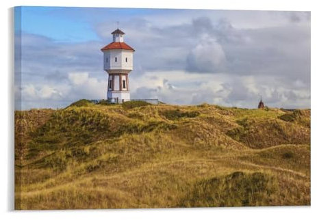 Puzzles für Erwachsene 1000 Teile，EIN Leuchtturm auf der Insel Langeoog，Klassische Puzzle Teenager Jungen Mädchen Puzzle für DIY Intellektuelles Lernspiel, Geschenk-Wohnkultur（50x70cm）-229