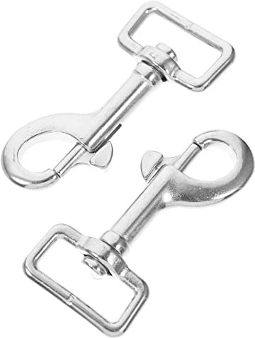 SOESFOUFU 2stücke Edelstahl Karabinerhaken Mit Drehgelenk Robuste Hundeleinen-clips Für Sichere Befestigung Für Hundeleinen Schlüsselanhänger Outdoor-aktivitäten Und Mehr