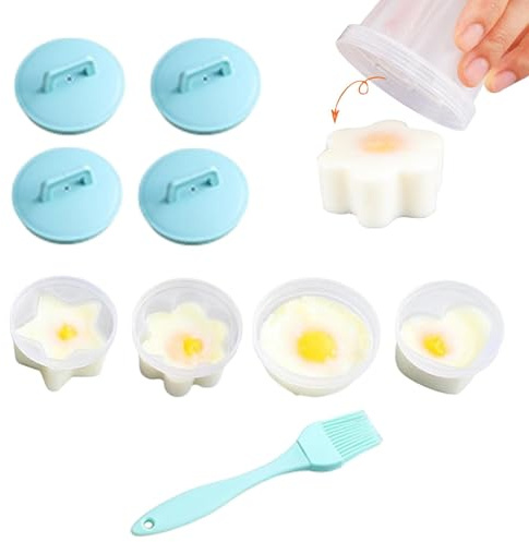 Cuociuova personalizzato, Cuociuova in silicone - Produttore di uova sode - Stampo per uova in silicone, stampo porta uova in camicia, produzione di uova sode