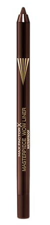 Max Factor Masterpiece Wow Liner, 260 Chocolate Brown, 24-Hour Wear Eyeliner, High Colour Payoff, Waterproof and Smudgeproof, Vegan