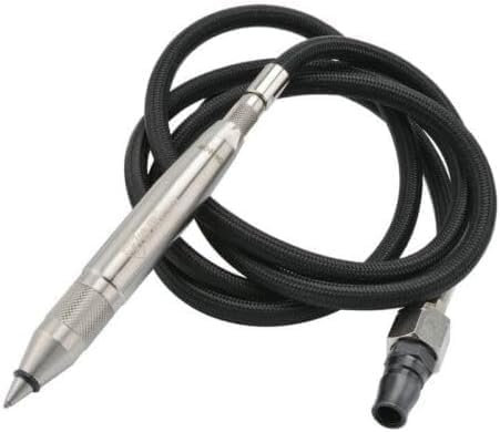 Pneumatischer Gravierstift. Pneumatischer Druckluft-Anreißhammer mit Schlauch-Gravierwerkzeug