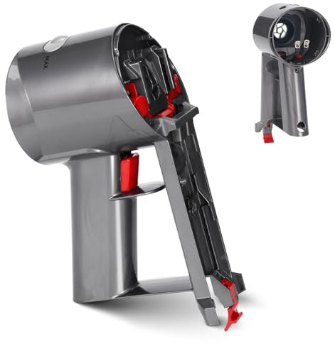 V8 Carcasa con montaje del cuerpo principal para Dyson V8 E-Version Baterías Repuestos | V8 Mango SV10 Absolute Animal Interruptor Manija de Montaje Carcasa Base Aspiradora Accesorios sin Motor, Pieza No. 967812-01