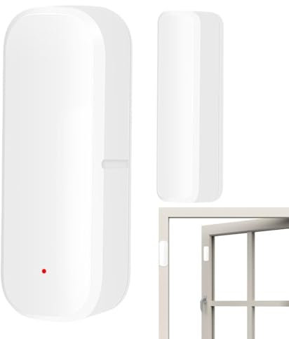 Dottduya Sensore porta aperta, Sensore porta, Monitor porta intelligente, Sensore per porte e finestre di sicurezza domestica wireless per di porte WiFi per appartamento