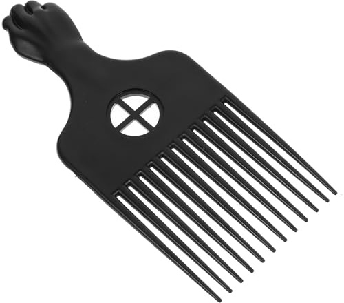 Beaupretty Peigne Plastique Portable Pour Cheveux Bouclés Outil De Coiffure Pour Démêler Les Nœuds Sans Tirer Les Cheveux