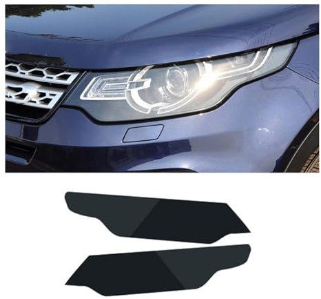 YLWDKORR Pellicola Protettiva fari Auto per L&And per R&Over Discovery Sport 2016-2020 Pellicola fari Auto, Luce Anteriore, Trasparente, annerito, Adesivo Protettivo Esterno