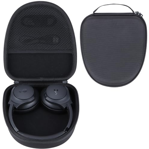 RIYADAone Tasche für Soundcore by Anker Q20i/Q20+/Q30/Q35/Q45/Q20 Kopfhörer | Fallfest & stoßfest, Tragbare Etui, mit Netzbeutel Aufbewahrung, für Reisen, Over Ear Kopfhörer Hart Schutzhülle