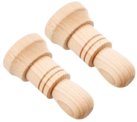Yardwe 2 Sets Wooden Garden Pot Makers Diy Paper Seedling Pots Newspaper Planter Tools for Home Gardening and Nursery Plant Propagation