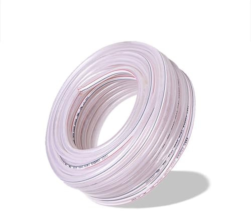 10 mètres Tuyau D'arrosage, Tuyau PVC, Diamètre Intérieur 16mm X 2mm, D'arrosage Flexible Avec Collier De Serrage, Pour Jardin, Arrosage, Nettoyage