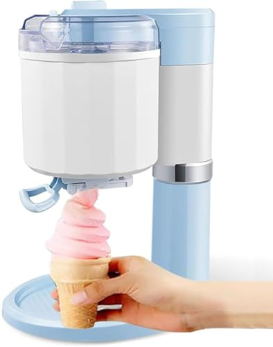 Ice Cream Maker - Whippy Ice Cream Machine for Quick Homemade Ice Cream in 15 Minutes, Easy to Clean, Ideal for Kids and Teachers, Perfect Thank You Gift
