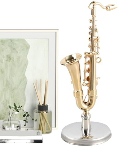 Miniatura Sassofono Teca Espositiva Per Strumento Musicale In Da Collezione