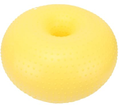 ZJchao Donut de Balle de Yoga, Chaise de Ballon d'exercice de 21,65 Pouces avec Points de Massage pour Enfants, Entraînement de Base, Salle de Sport, Bureau, Salle de Classe