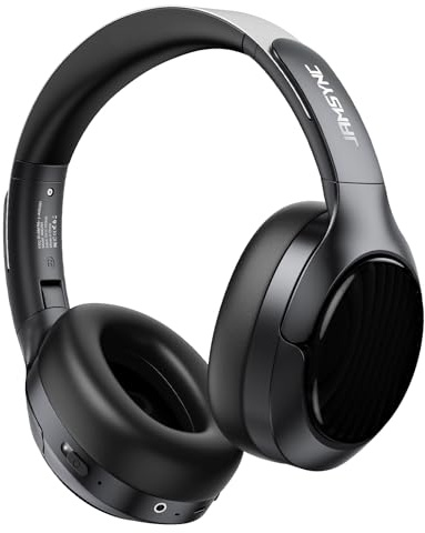Hybrid Active Noise Cancelling Headphones, Wireless Bluetooth 6.0 Over-Ear Headphones, 70H Playtime with Fast Charging, Hi-Res Audio, Transparency Mode, Deep Bass, Comfort Fit for Travel Office Home