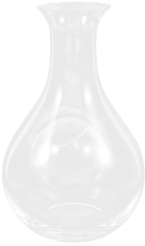 CALLARON 1pezzi Caraffa Vetro Giapponese con Scomparto Ghiaccio per Vino di Ghiaccio Decanter Elegante per Aromatizzare e Servire al Meglio Durante Feste e Celebrazioni