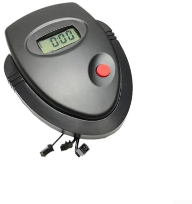 Display di ricambio per cyclette, monitor in plastica ABS con monitoraggio della frequenza cardiaca per esercizi e vogatori, nero