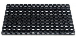Vivol Caillebotis caoutchouc - Lot de 10 pièces - 100x150cm