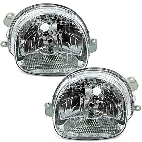 Depo Scheinwerfer Set Klarglas Chrom Facelift Optik H4 Halogen