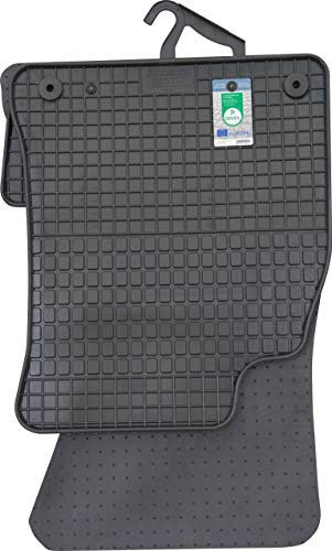 PETEX Gummimatten passend für A4 ab 11/2007-09/2015 / A4 Avant ab 05/2008-09/2015 / A4 Allroad ab 2009-05/2016 / A5 Sportback ab 09/2009-12/2016 Fußmatten schwarz 4-teilig (13310)