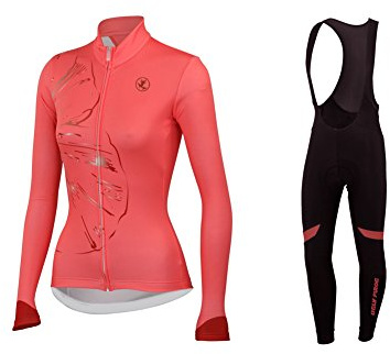 UGLY FROG 2025 Neue Winter Jersey Thermisches Damen Fahrradbekleidung Thermo Trikot Langarm Radfahren Jersey + Fahrradhose Radtrikot Set WIECN04