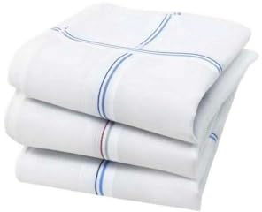 FAZZOLETTI UOMO 100% COTONE CONFEZIONE DA 12 PEZZI
