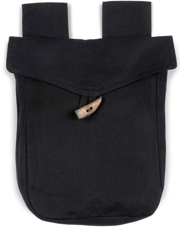HEMAD Mittelalter-Tasche Baumwolle Gürteltasche Knopf Modell: Widia