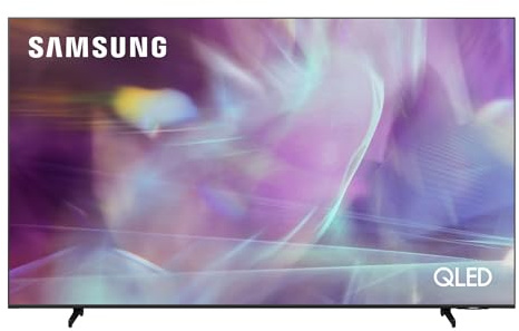 Samsung TV QLED QE55Q60AAUXZT, Smart TV 55 Serie Q60A, Modello Base, QLED 4K UHD, Alexa integrato, 2021, DVB-T2 [Efficienza energetica classe F]
