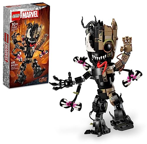 Lego Marvel Venomized Groot 76249 Transformable Marvel Toy for Play and Display, Buildable Marvel Action Figure for Fans of The Guardians of The Galaxy Movie, Birthday Gift for 10 Year Old Kids