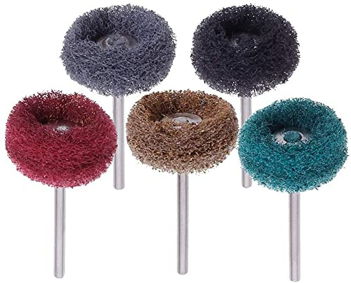 100 Stück Scheuerschwamm-Bürsten-Nylon-Bürsten-Faser-Schleif-Schleifkopf-Polierscheibe für Zubehör-Werkzeuge, 50 Stück