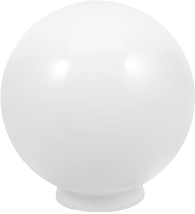 PRETYZOOM Paralume a Sfera Da Esterno Copertura Di Ricambio Per Lampada Globo Lampione Giardino in Acrilico Facile Da Installare Per Patio E Spazi Esterni 7.87 in