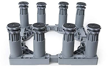 Adjustable Washing Machine Base Washing Machine Stand Base Multi-functional Movable Adjustable Roller Base 4/8/12 Wheels Air Conditioner Base length/width 41-65cm Washing Machine Stand Pedes