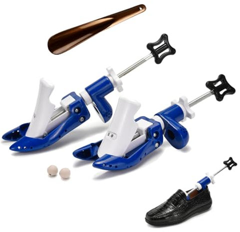 Wailicop Embauchoirs à Chaussures, Civière De Chaussures, Réglable Agrandisseur Chaussure, 1 Paire Embauchoir Pour Homme Femme Avec Corne De Chaussure, 35-41