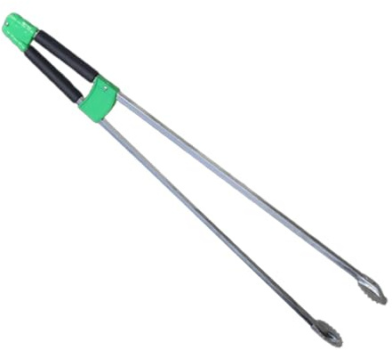 Müllgreifer, Greifhilfe, lange Müllzange, Greifer, Abfallsammelstab für hinter Möbeln, für ältere Menschen, 92 cm
