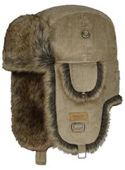 Barts Rib Bomber Beanie Wintermütze (DE/NL/SE/PL, Alphanumerisch, Einheitsgröße, Sand)