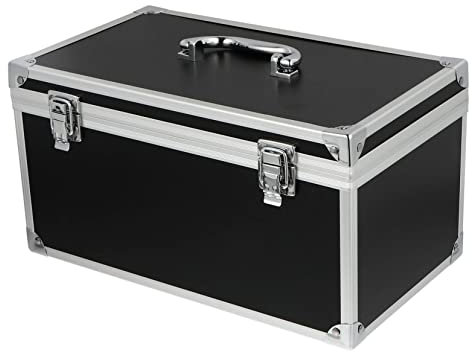 AUTSUPPL Aluminium-werkzeugkasten Multifunktionsbox Mit Ergonomischem Griff Und Schnallenverschluss Für Sichere Aufbewahrung Von Gerätschaften Robuste Hartbox