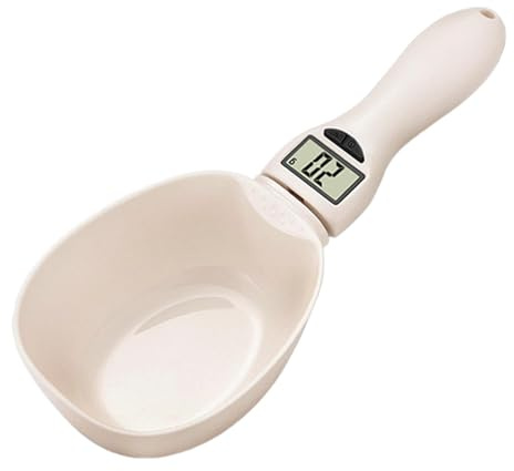 Cucchiaio dosatore digitale, bilancia digitale per alimenti, portatile, strumento di pesatura per alimenti per animali domestici, zucchero, sale