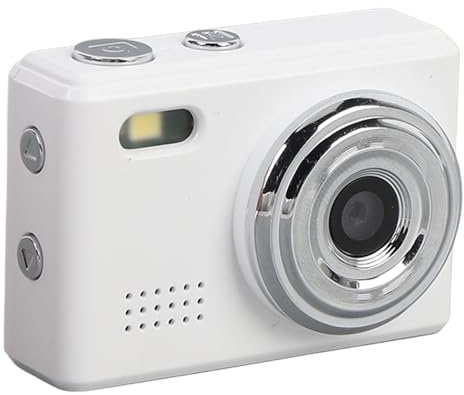 Liten Digitalkamera, CCD -vintage Kamera, 1080p Kompakt Videokamera med 160 ° Vidvinkellins, USB -gränssnitt, Retro Bärbar Kamera för Inomhus Utomhus, Upp Till 128 G Support