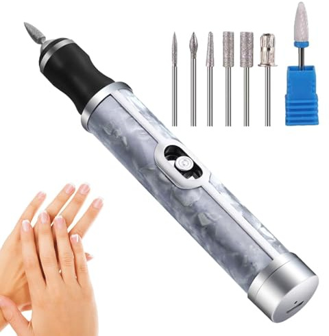 Lime à ongles électrique pour ongles épais humains, ponceuse à ongles d'orteils pour ongles épais, machine à limes à ongles à vitesse réglable pour enlever les ongles épais, les cuticules et la peau