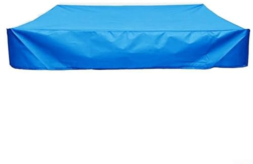 Sandkastenabdeckung, quadratisch, Oxford-Stoff, wasserdicht, staubdicht, UV-Schutz, faltbar, Poolabdeckung für Kinderspielbereich, Garten, Sandkasten (120 x 120 x 20 cm)