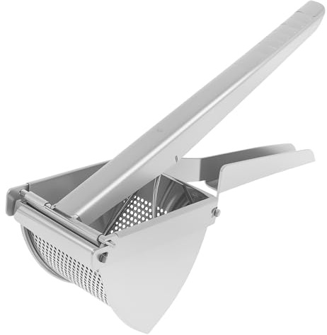 Schiacciapatate robusto schiacciapatate in acciaio inox con impugnatura ergonomica comoda ed efficiente per alimenti, multiuso, utensile da cucina per igname, carote, verdure, cucina domestica