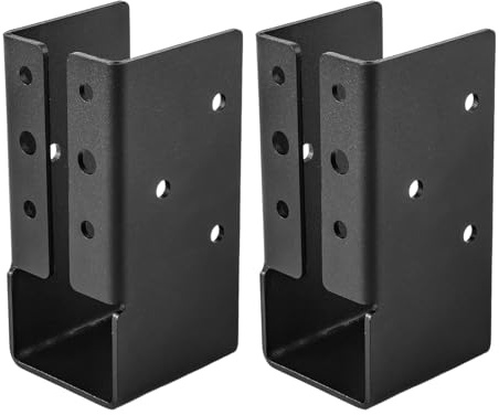 Gancio Nascosto - Staffe 2x4, Connettori Scomparsa Travi, 10 Pezzi, PP 25g | Supporto Legno Resistente Pergola Corrimano Altalena Mensola Recinzione Professionisti Viaggiatori Artisti Docenti