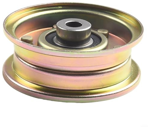 Poulie de renvoi en métal pour tondeuse 756-0981A 756-04224 756-0981 - Convient pour tracteur de pelouse et équipement électrique, alésage de 9,5 mm, diamètre de 8,9 cm, hauteur de 3,8 cm